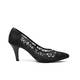 Sargossa black lace court SHOES