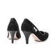 Sargossa black lace court SHOES