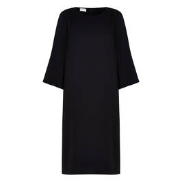 SALLIE SAHNE TRIACETATE DRESS BLACK - Plus Size Collection