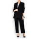 SALLIE SAHNE TRIACETATE BLAZER BLACK