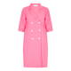 SALLIE SAHNE PINK DOUBLE BREASTED DRESS 