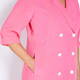 SALLIE SAHNE PINK DOUBLE BREASTED DRESS 