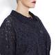 Sallie Sahne navy lace SHIRT