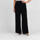 Sallie Sahne Pull On Crepe Trousers Black