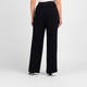 Sallie Sahne Pull On Crepe Trousers Black