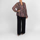 Sallie Sahne Pull On Crepe Trousers Black