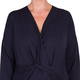 SALLIE SAHNE NAVY RUCHE FRONT TOP 