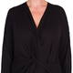 SALLIE SAHNE BLACK RUCHE FRONT TOP