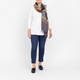 Salto Woven Patchwork Merino Wool Scarf Multi-Colour 