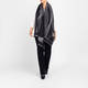 Salto Woven Merino Wool Scarf Black 