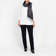 Salto Woven Merino Wool Scarf Black 