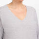 Sandra Portelli Pure Cashmere Knitted Tunic Sweater Grey 
