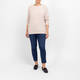 Sandra Portelli Ribbed Cashmere Sweater Oyster 