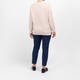 Sandra Portelli Ribbed Cashmere Sweater Oyster 