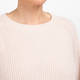 Sandra Portelli Ribbed Cashmere Sweater Oyster 