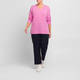 Sandra Portelli V-Neck Cashmere Knitted Tunic Baby Pink 