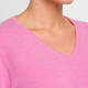 Sandra Portelli V-Neck Cashmere Knitted Tunic Baby Pink 