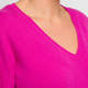 Sandra Portelli V-Neck Cashmere Knitted Tunic Fuchsia Pink 