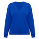 Sandra Portelli V-Neck Cashmere Knitted Tunic Cobalt Blue