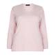 Sandra Portelli 100% cashmere pink  v-neck SWEATER