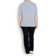 Sandra Portelli 100% cashmere blue v-neck SWEATER