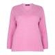 SANDRA PORTELLI EMBELLISHED PINK CASHMERE SWEATER