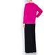 SANDRA PORTELLI FUCHsIA CASHMERE V-NECK SWEATER