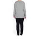 SANDRA PORTELLI GREY CASHMERE ROUND NECK SWEATER