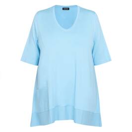 SeeYou by Biggi M Jersey Tunic Aqua - Plus Size Collection