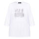 SeeYou by Biggi M Embellished Cotton T-Shirt White 
