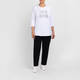 SeeYou by Biggi M Embellished Cotton T-Shirt White 