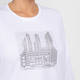 SeeYou by Biggi M Embellished Cotton T-Shirt White 