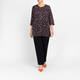 SeeYou by Biggi M Lipstick Print Top Black