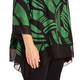 SeeYou Abstract Print Georgette Tunic Emerald Green