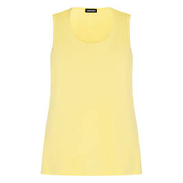 Seeyou by Biggi M Stretch Jersey Vest Yellow - Plus Size Collection