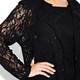 SELECT Black Sequined Lace DRESS AND COAT ENSEMBLE