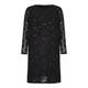SELECT Black Sequined Lace DRESS AND COAT ENSEMBLE