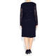 Select Midnight Blue Sequined Lace Dress & Coat