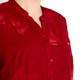 Sempre Piu cherry red shirt with camisole