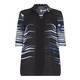 SEMPRE PIU navy abstract stripe SHIRT