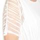 BEIGE LABEL CHIFFON BURNOUT TOP