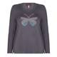 SEMPRE PIU BUTTERFLY MOTIF STUDDED TOP 