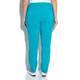 CHALOU turquoise stretch ankle grazer TROUSERS