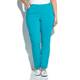 CHALOU turquoise stretch ankle grazer TROUSERS