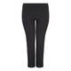 SEMPRE PIU BLACK STRAIGHT LEG TROUSERS