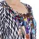 Sempre Piu feather and jewel print Tunic