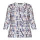 SUNDAY LONG SLEEVE STRETCH JERSEY PRINT T-SHIRT 