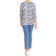 SUNDAY LONG SLEEVE STRETCH JERSEY PRINT T-SHIRT 