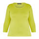 BEIGE LONG SLEEVE STRETCH JERSEY T-SHIRT KIWI 