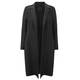 MARINA RINALDI BLACK BROCADE COAT